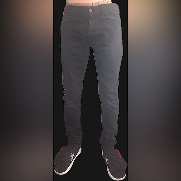 COPY - New John Elliott Jeans Men 31x33 Slim Fit Black 3-D selvedge Denim Made … - Picture 2 of 16